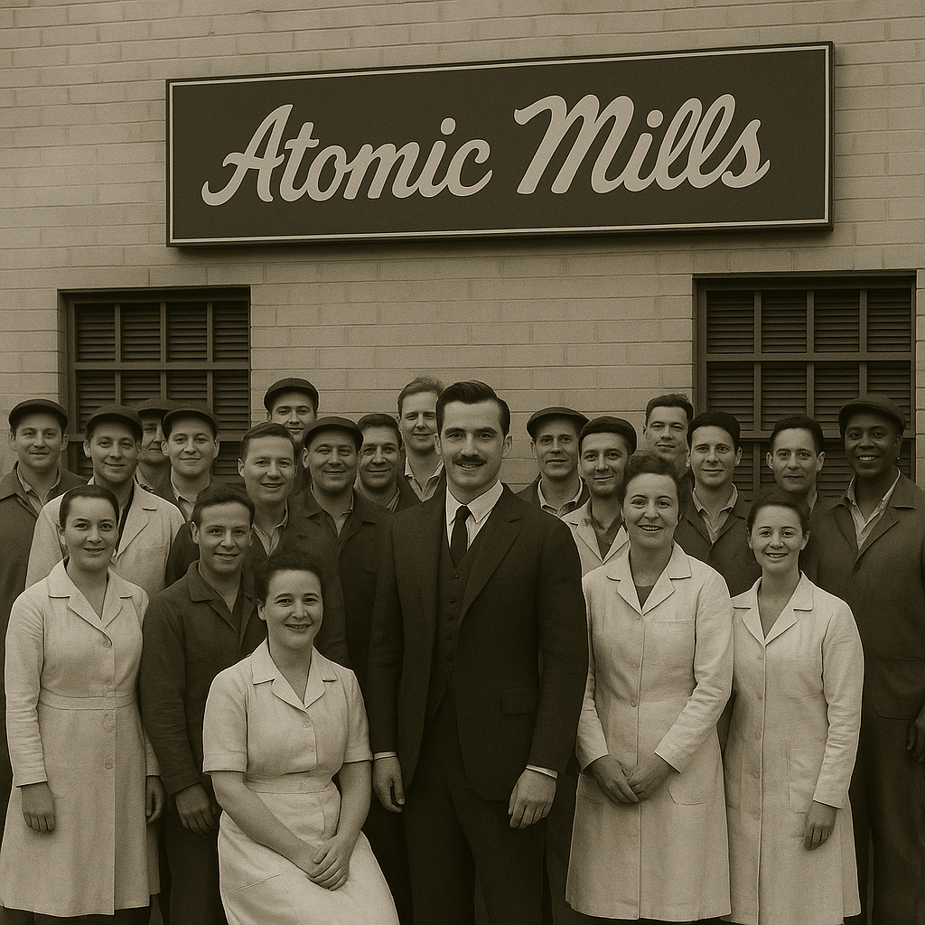 The Atomic Mills team, 1941